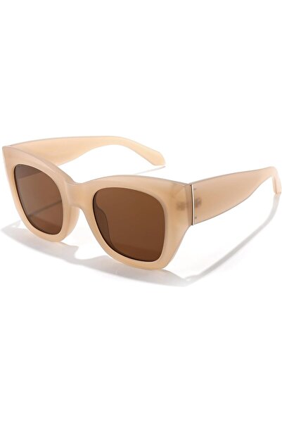 GENERAL Classic Square Oversized Glasses Fashion Luxury Brand Designer Thick ...
