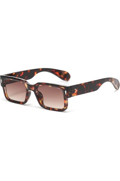 GENERAL Ailrem Square Frame Sunglasses for Women Men Trendy Chunky Rectangle ...