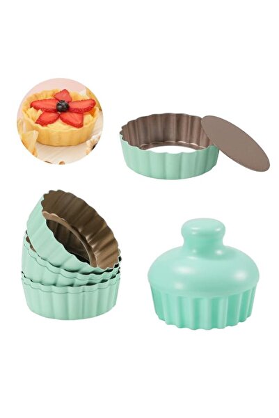 Generic Tart Pan Removable Bottom Set Nonstick Mini Pie Pans for Baking, Quic...