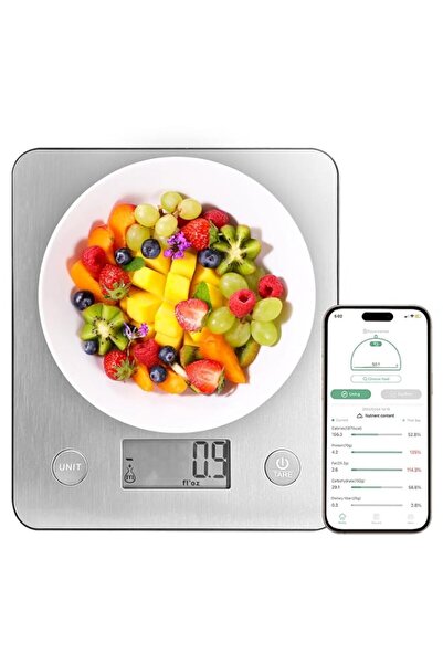 Generic Smart Arabic Food Scale- Precision Stainless Steel, Digital Kitchen &...