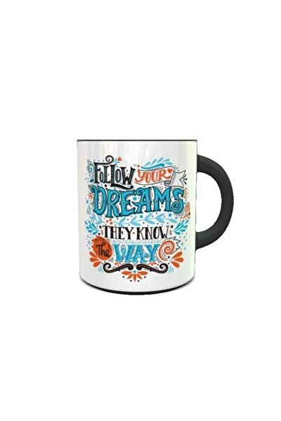 Generic imPRESS Color Changing Heat Sensitive Coffee Mug with Follow your Dre...