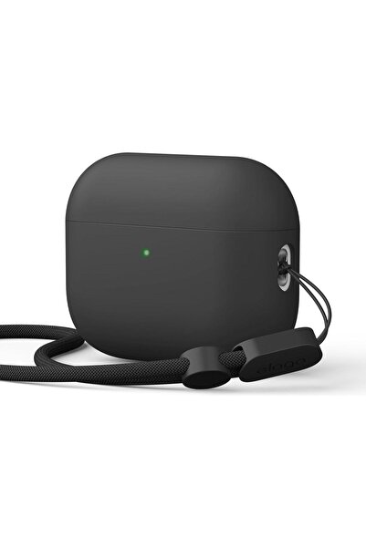 Elago Θήκη AirPods Pro 3rd Gen Liquid Hybrid Strap Case Σκληρή - Black