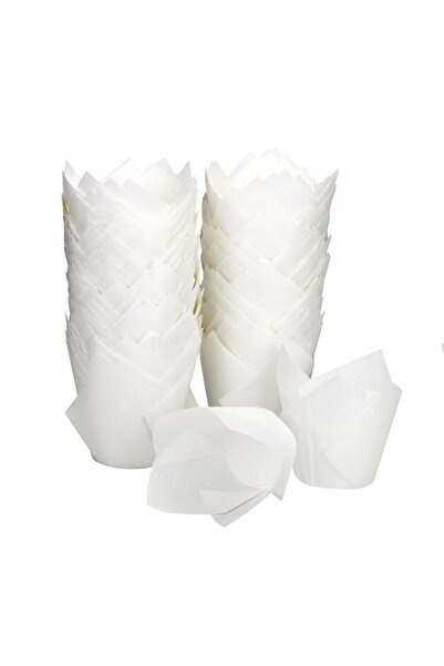 Generic 200 PCS Tulip Cupcake, Liners Baking Paper Cups Holders, Parchment Pa...