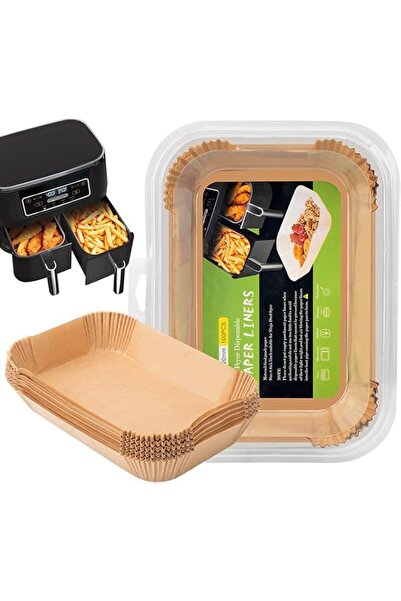 Generic Air Fryer Disposable Liners, Rectangle 8.6x 5.5'', Parchment Paper Li...