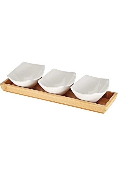 Generic Symphony Bambu Oval Serving Set, White