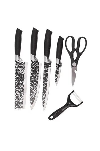 Generic 6 pcs Knife Set - Stainless Steel Sharp Professional Kitchen Chef Coo...