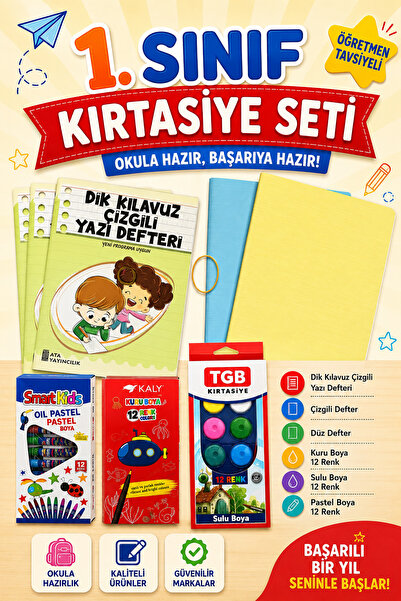 Ata Yayıncılık 1. Classroom Stationery Set 4
