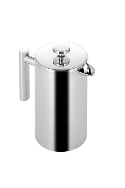 Generic 350ml Double Wall Stainless Steel Insulated Coffee Teapot French Pres...