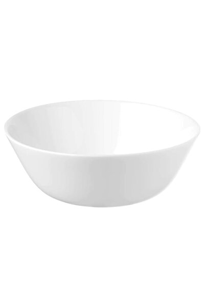 Generic IKEA Tempered Opal Glass Classic Bowl - Pack Of 6, White, 500 ML