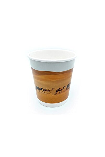 Generic [ 25Pcs ] Halapack 12 oz Diposable Paper Cup Double Wall Printed Desi...
