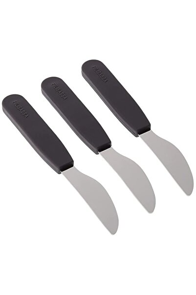 Generic Filibabba Silicone Handle Knife 3-Pack, Stone Grey