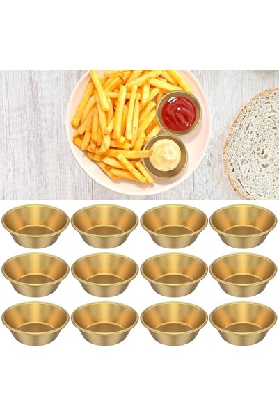 Generic Premium Gold 12 Pack Stainless Steel Condiment Cups, Heavy Duty Dippi...
