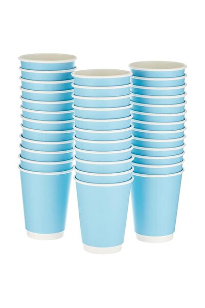 Generic SNH Packing Disposable Double Wall Paper Coffee Cups 50-Pack, 12 oz C...