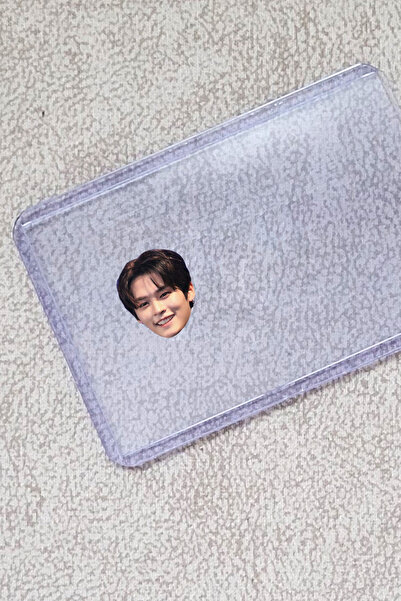 SARANG Lee Know - Straykids Şeffaf Kimlik Kılıfı - Ehliyet, Nufüs Cüzdanı, Okul Kartı, Akbil Kılıfı