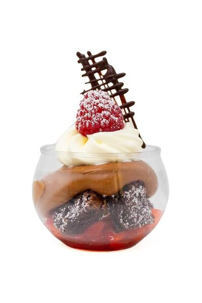 Generic Tazweeq 48 Pack 3 oz Mini Dessert Cups, Recyclable Clear Disposable P...