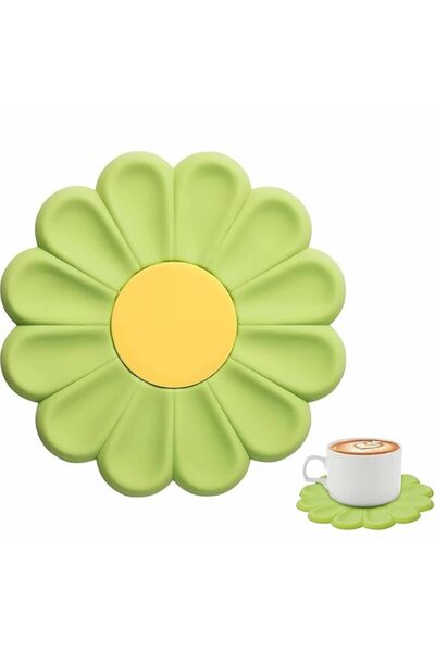 Generic Tazweeq Silicone Daisy Kitchen Trivet, 6.7-inch Multifunctional Creat...
