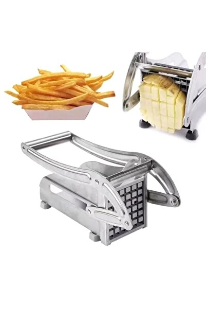 Generic Stainless Steel Potato Chipper French Fry Cutter with One Stainless S...