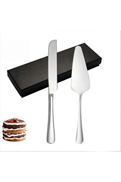 Generic Premium Stainless Steel Cake Cutting Set, Wedding Knife and Server Sp...