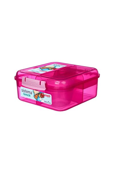 Generic Sistema 1.25L Bento Cube Lunch Box Pink, 41685