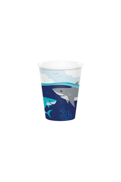 Generic Creative Converting Shark Party Hot and Cold Cup 9oz 8ct