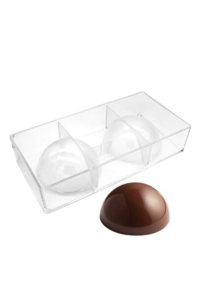 Generic Goldbaking Largest Half Ball Chocolate Mold Ball Polycarbonate Candy ...