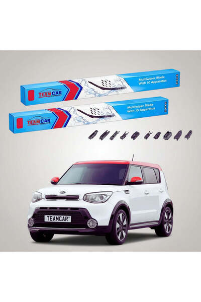 TEAMCAR Ștergătoare Kia Soul II PS Hatchback 2014-2018 |   Set frontal plat P...