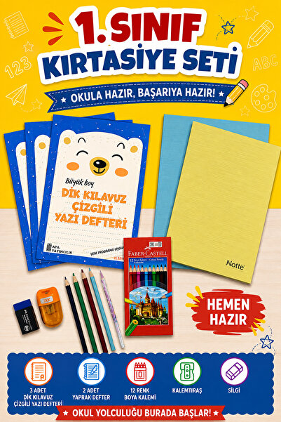 Ata Yayıncılık 1. Classroom Stationery Set 5