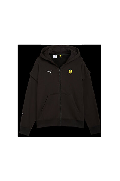 Puma Ferrari Premium O HD Swt JKT Erkek Siyah Sweatshirt
