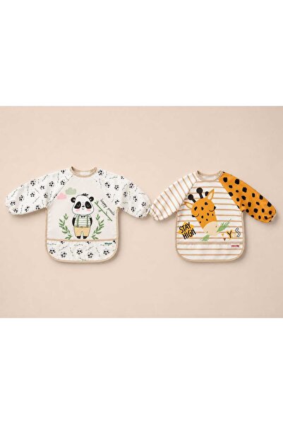 Bibygo Velcro Fastened 2-Piece Baby Bibs 6-24 Months