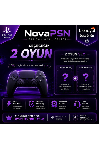 Genel Markalar PS4 PS5 Dijital Oyun Paketi – Seçilebilir 2 Oyun