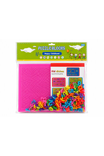 Generic Brand Joc educativ cu cifre și simboluri matematice, tablă perforată,...