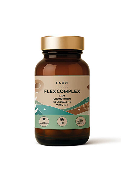 UNUVI MSM + Condroitină + Glucozamină + Vitamina C 60 capsule