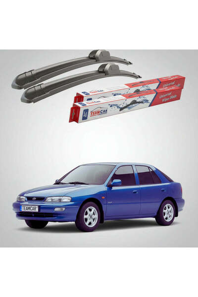 TEAMCAR Windshield wipers Kia Mentor II FX Hatchback 2001-2004 | Front Set Fl...