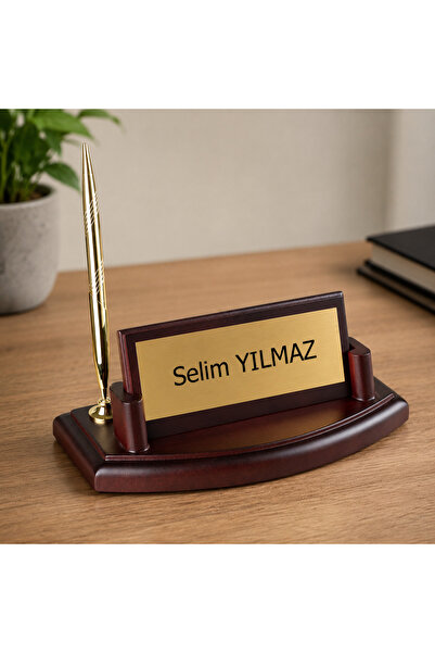 Genel Markalar Sublimasyon Ahşap Masa İsimliği Tek Kalemli – , Cilalı Ahşap, ...