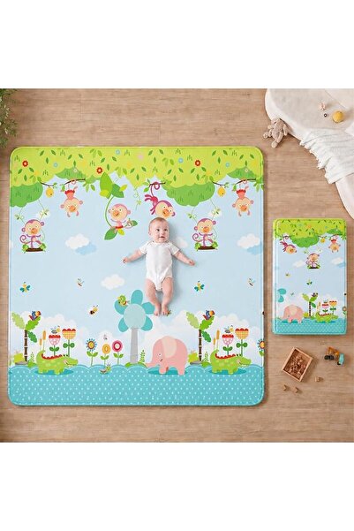 GENERAL Dhp Tech Foldable Baby Play Mat, Reversible Floor Mat 200X180X1Cm, Wa...