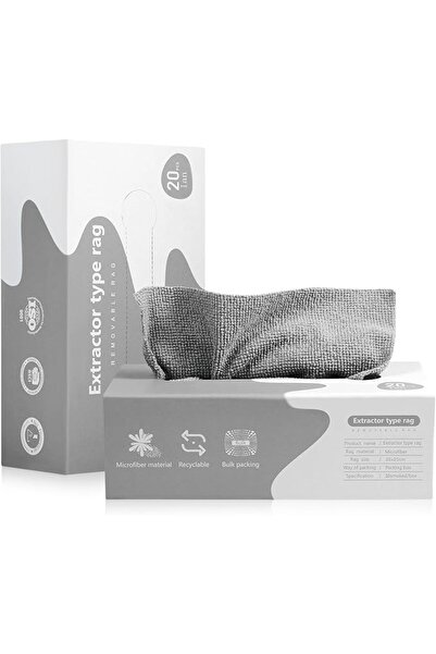 GENERAL Luiruey Microfiber Cleaning Cloth Rags in A Box (20 Count) -7.9" x 7....