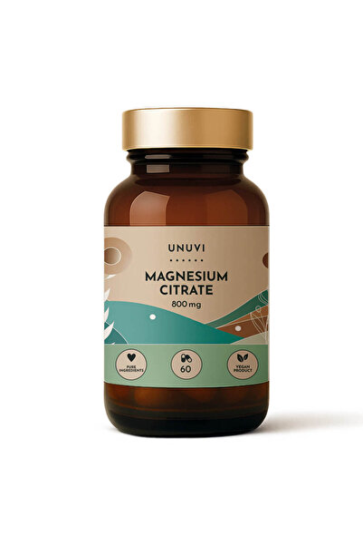 UNUVI Citrat de magneziu 800 mg 60 capsule vegetariene