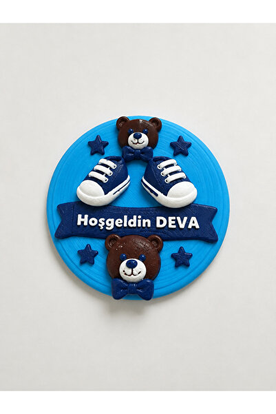 Minik Ayıcık Hoş Geldin Bebek 3D Magnet