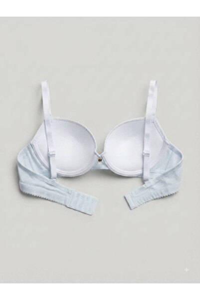 nixci intimates 100% Cotton Underwire Push up Padded Lace Detailed Bra 75B 80B 85B 90B