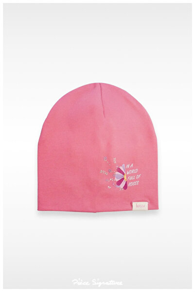 PIECE SIGNATURE 100% Cotton Double Layer Combed Cotton Beret for Girls (4-8 Y...