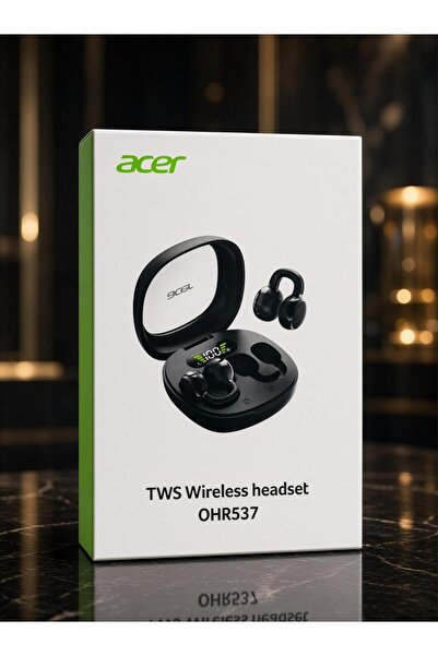 ACER سماعات رأس لاسلكية OHR537 بجودة صوت HIFI، لاسلكية حقًا، ستيريو متعدد الا...
