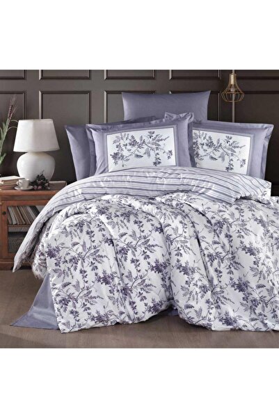 DENİZLİ ÇEYİZ Clasy Single 4 Season Quilted Duvet Cover Set Montera Lilac
