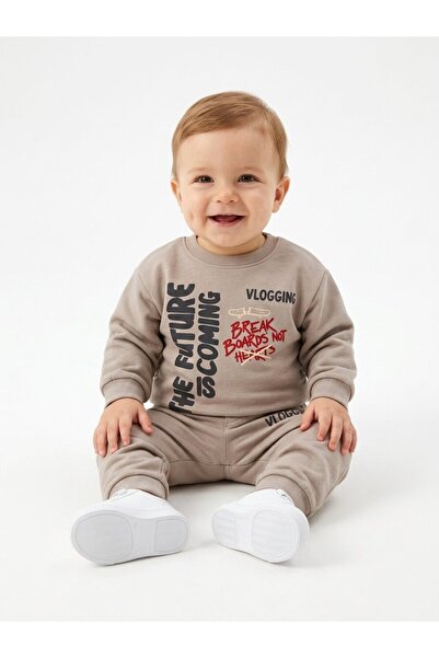 Kids Kingdom Brave Steps into the Future Cotton Baby Boy 2-Piece Set