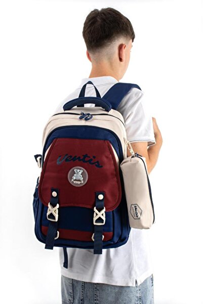 Baginn Ventis Unisex School Bag High School Middle School Set of 2 Backpacks ...