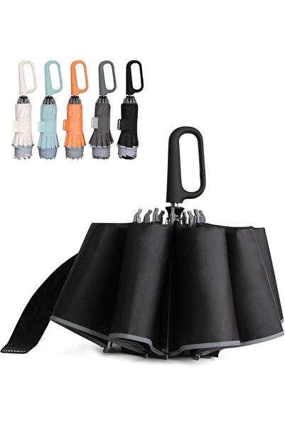 GENERAL Tomauto Inverted Umbrella with Grip Ring Handle, Windproof Umbrellas ...