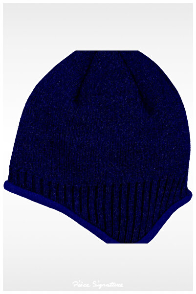 PIECE SIGNATURE Beretă casual din lână acrilică cu urechi și lână (unisex)