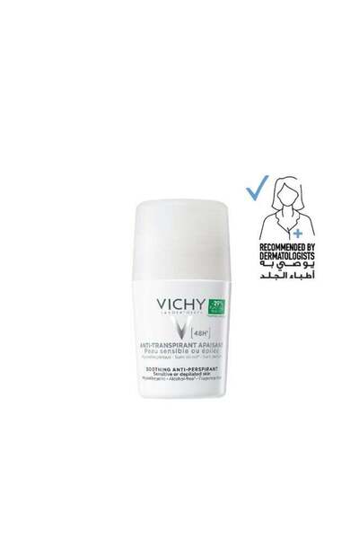 VICHY 48 Hours Anti Perspirant Deodorant For Sensitive Skin White 50ml