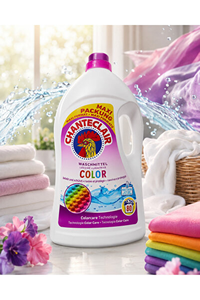 Generic Brand Detergent Lichid Color Care, Rufe Colorate, 3.6L, 80 Spelari