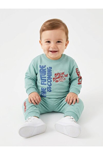Kids Kingdom Cotton Baby Boy Set Embracing the Future, 2-Piece Set