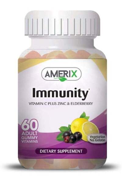 AMERIX Adult Immunity Vitamin Gummies, 60 Count
